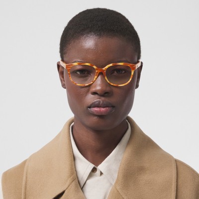 burberry round optical frames