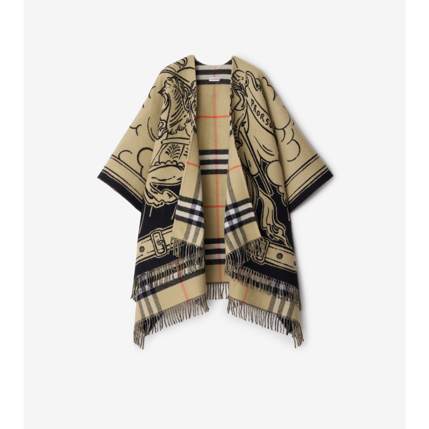 Stormy Knight Wool Cape
