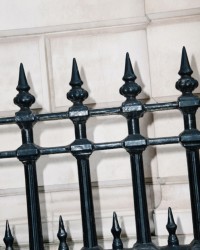 Shot of Spike Railings