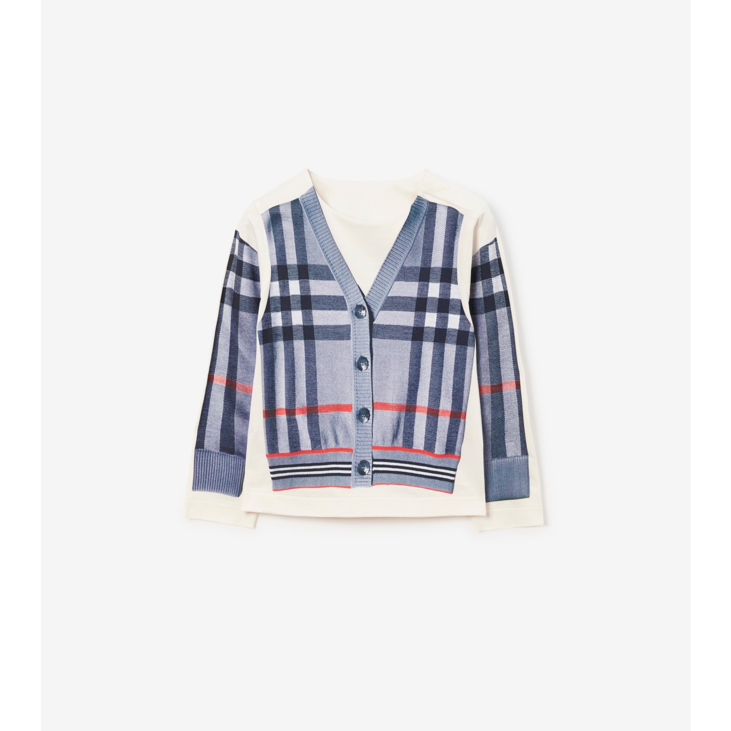 Burberry print outlet cardigan