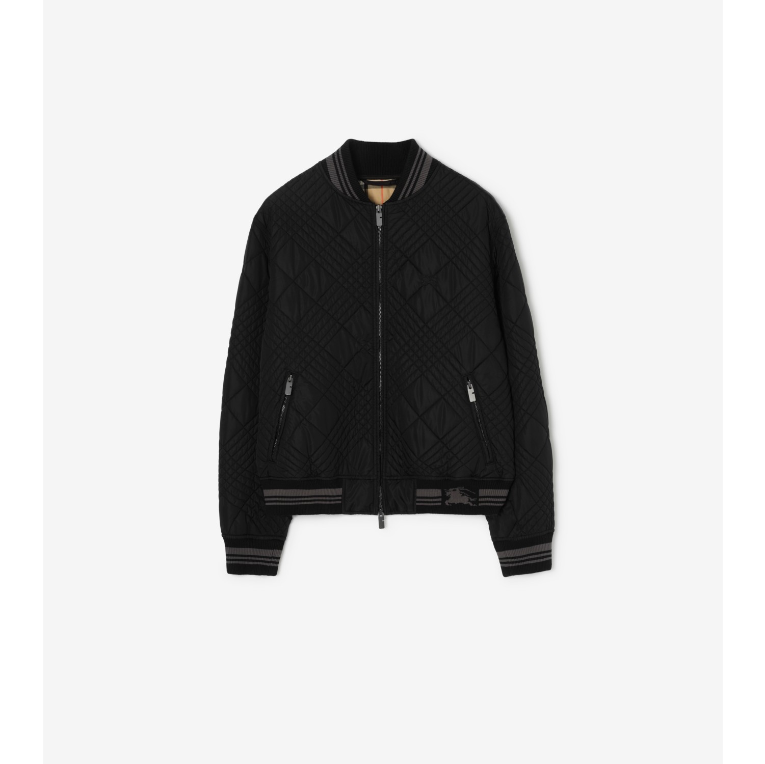 Micro Check-stitch Rakewood Bomber Jacket