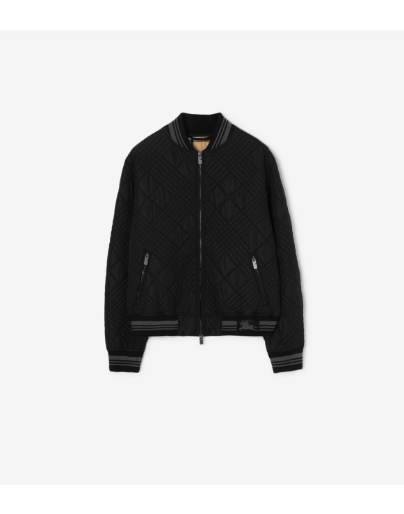 Micro Check-stitch Rakewood Bomber Jacket