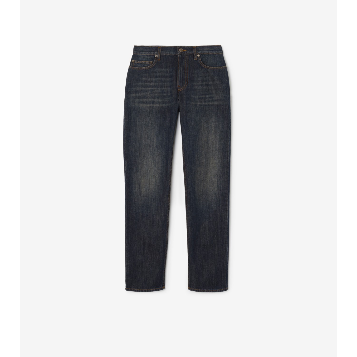 Mid-rise Straight Jeans