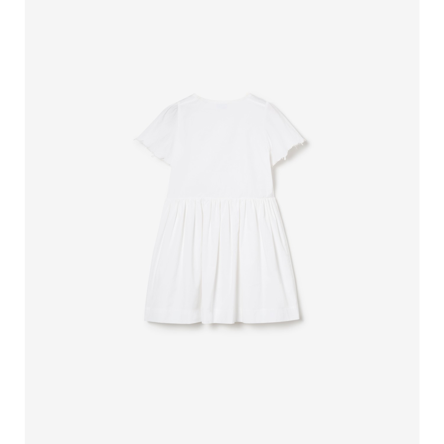 Logo Stretch Cotton Dress