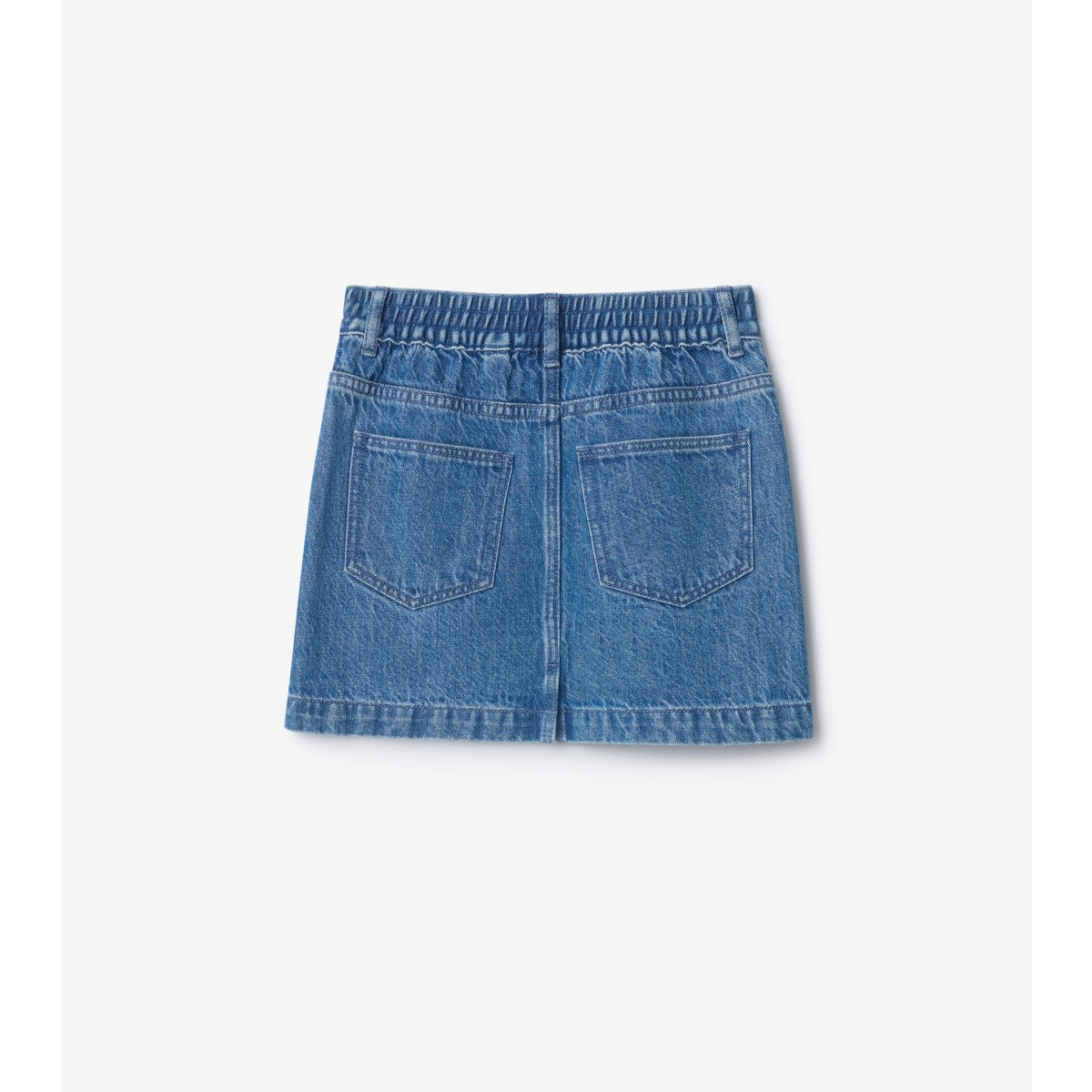  Embroidered Denim Skirt