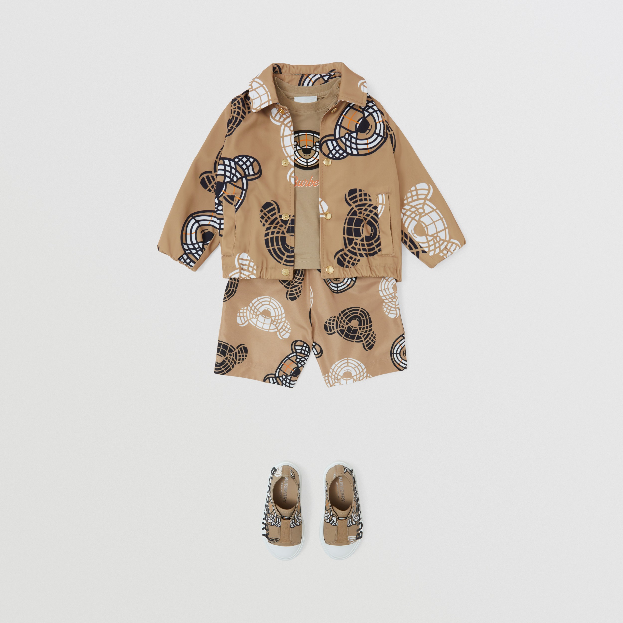 Thomas 泰迪熊印花游泳短裤 (典藏米色) - 儿童 | Burberry® 博柏利官网 - 3