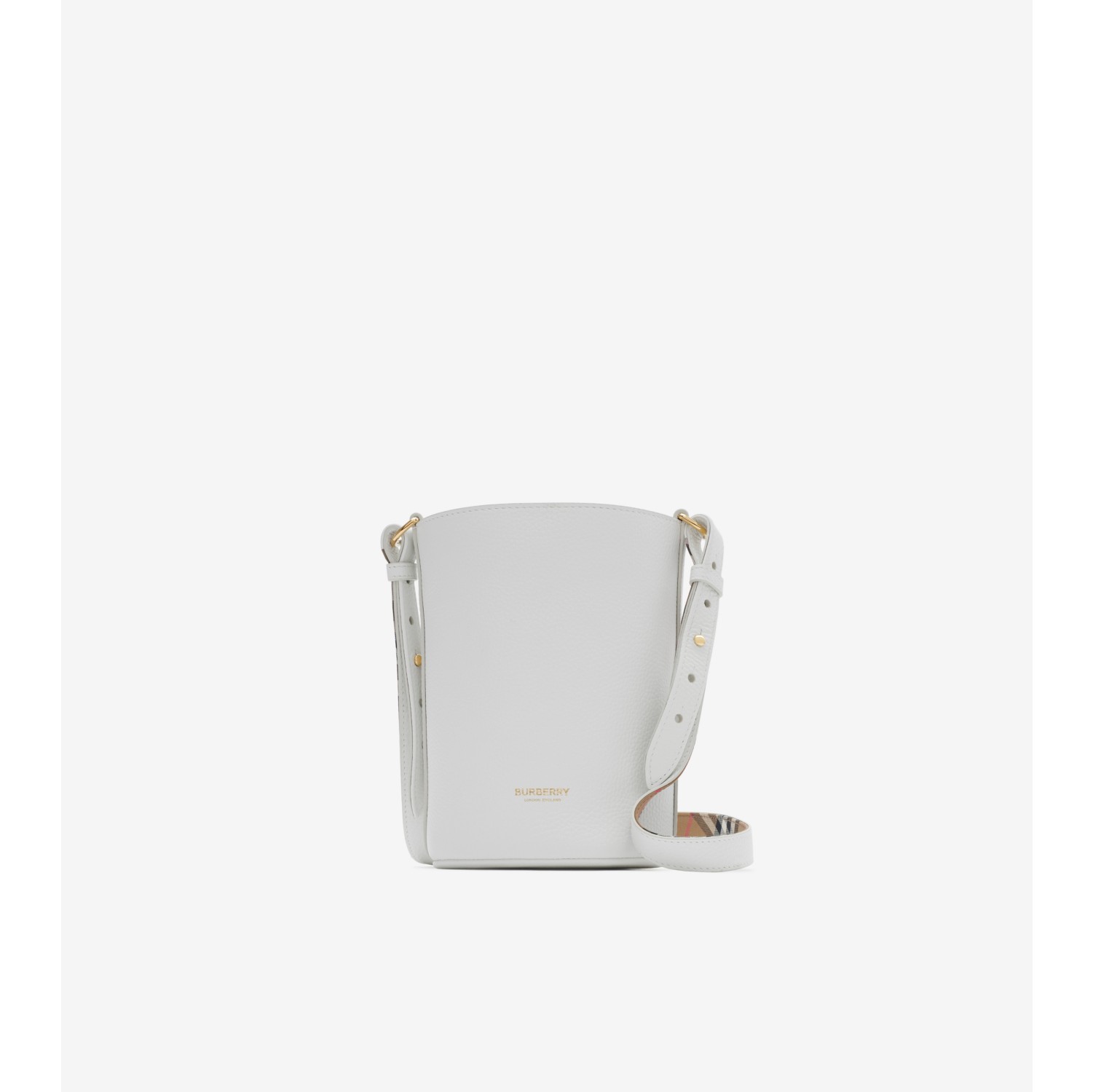 Small Bucket Bag in White - Women | Burberry® Official