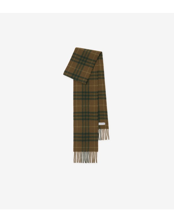 Sciarpa sottile in cashmere Check