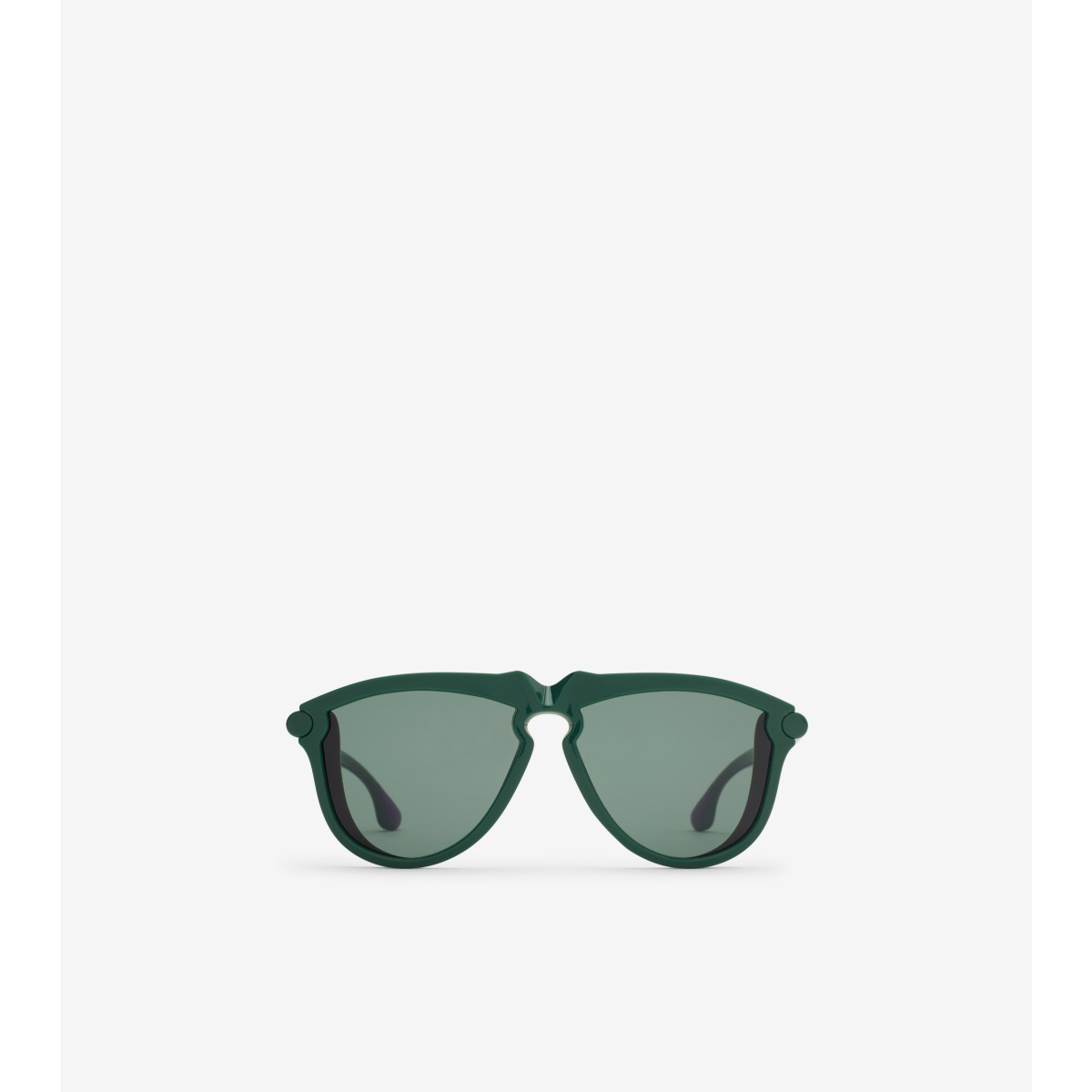 Shop Burberry Childrens Pilot Sunglasses In Dark Green