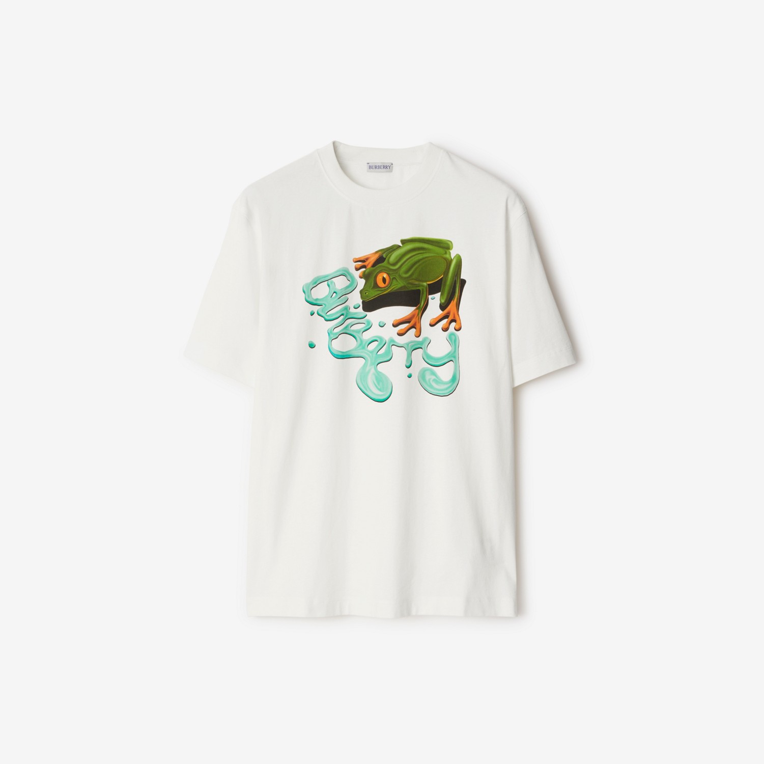 青蛙印花棉质 T 恤衫
