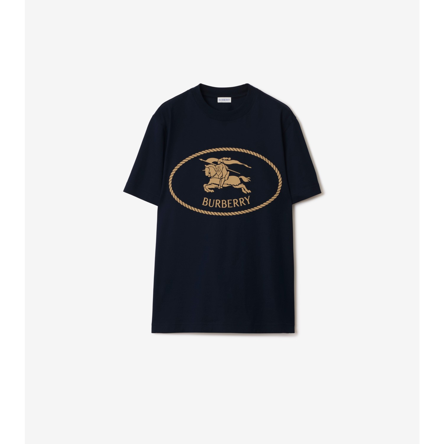 Knight Stamp Cotton T-shirt