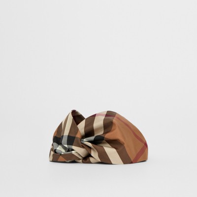 burberry check headband