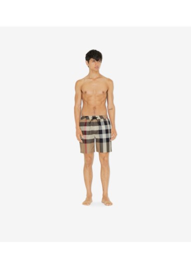 Check Swim Shorts