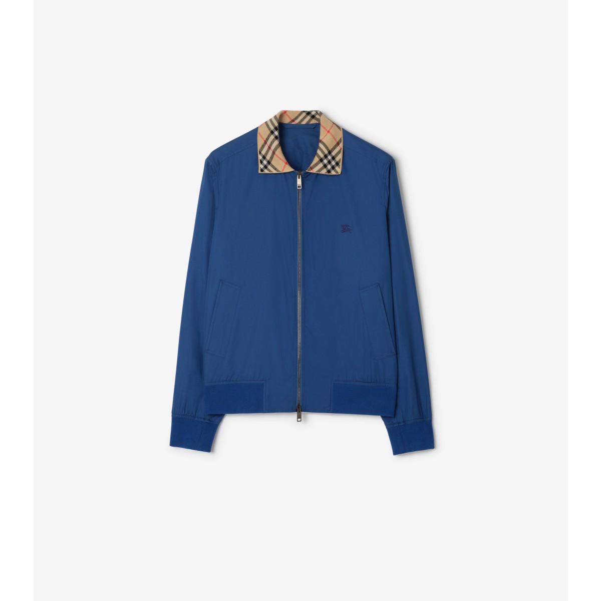  Check Gabardine Glenfields Harrington Jacket