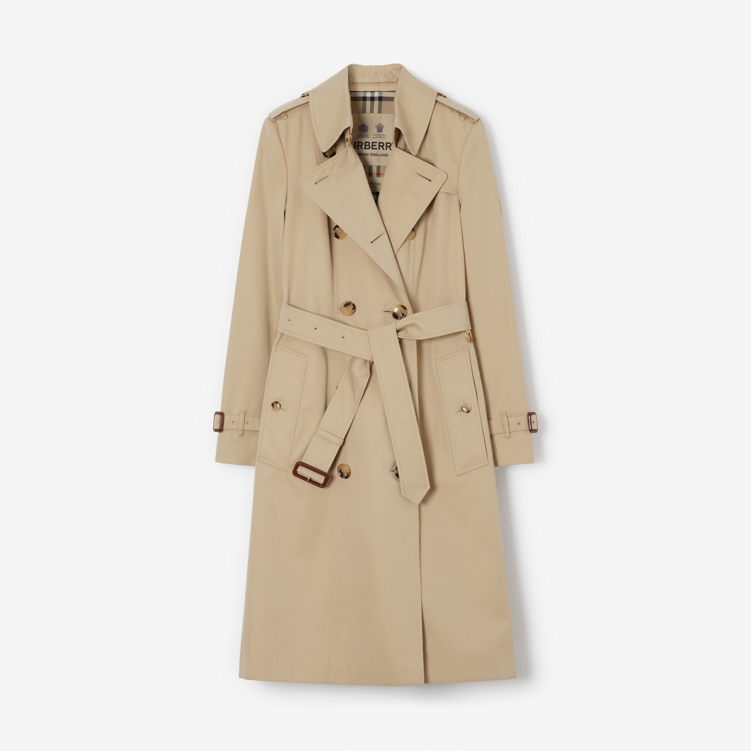 Trench coat Heritage The Chelsea lungo (Miele) - Donna | Sito ufficiale Burberry® - 1