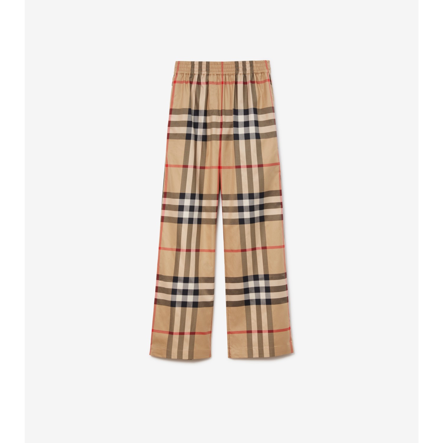 Burberry Vintage Check Cotton Trousers for Men