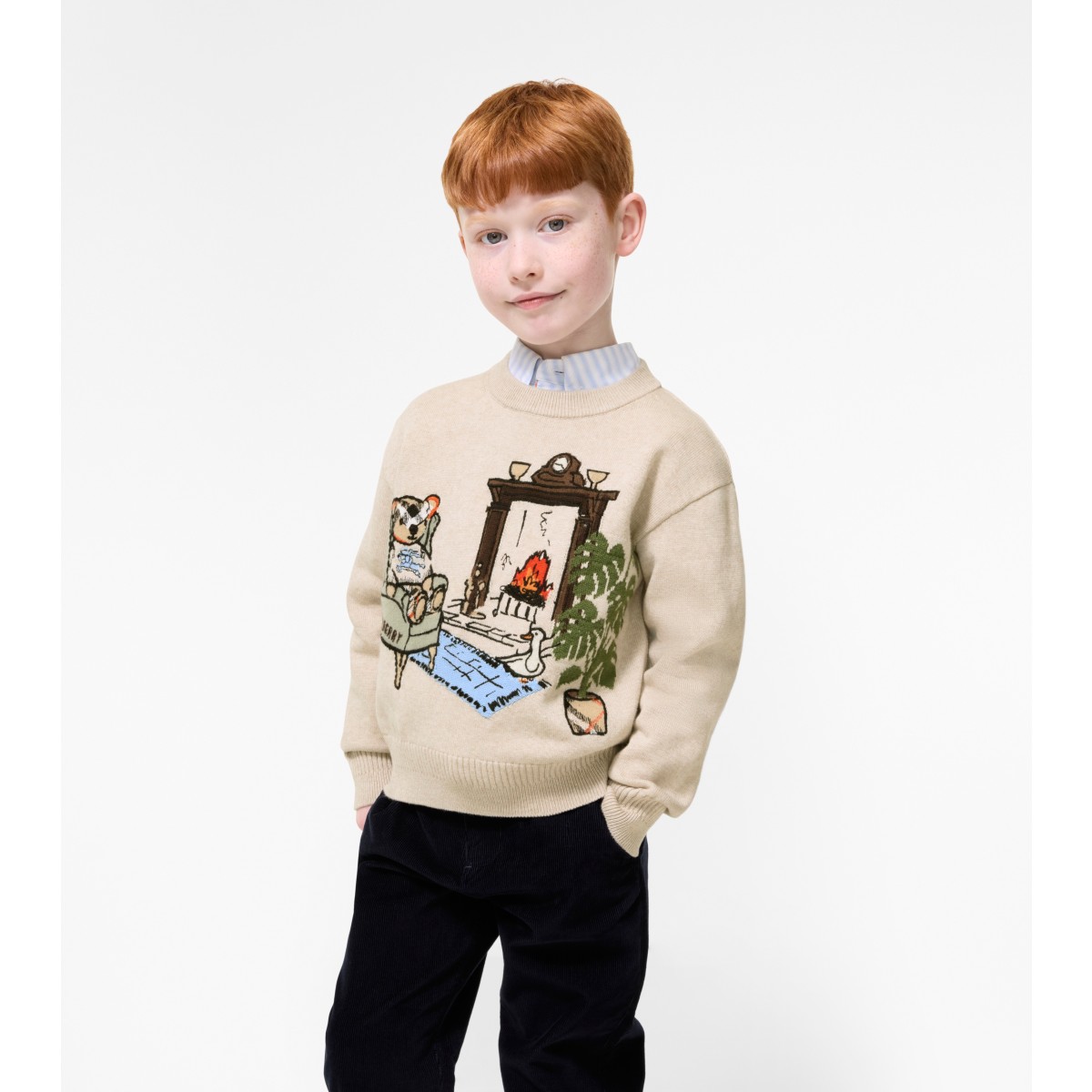  Home Bear Cotton Blend Sweater