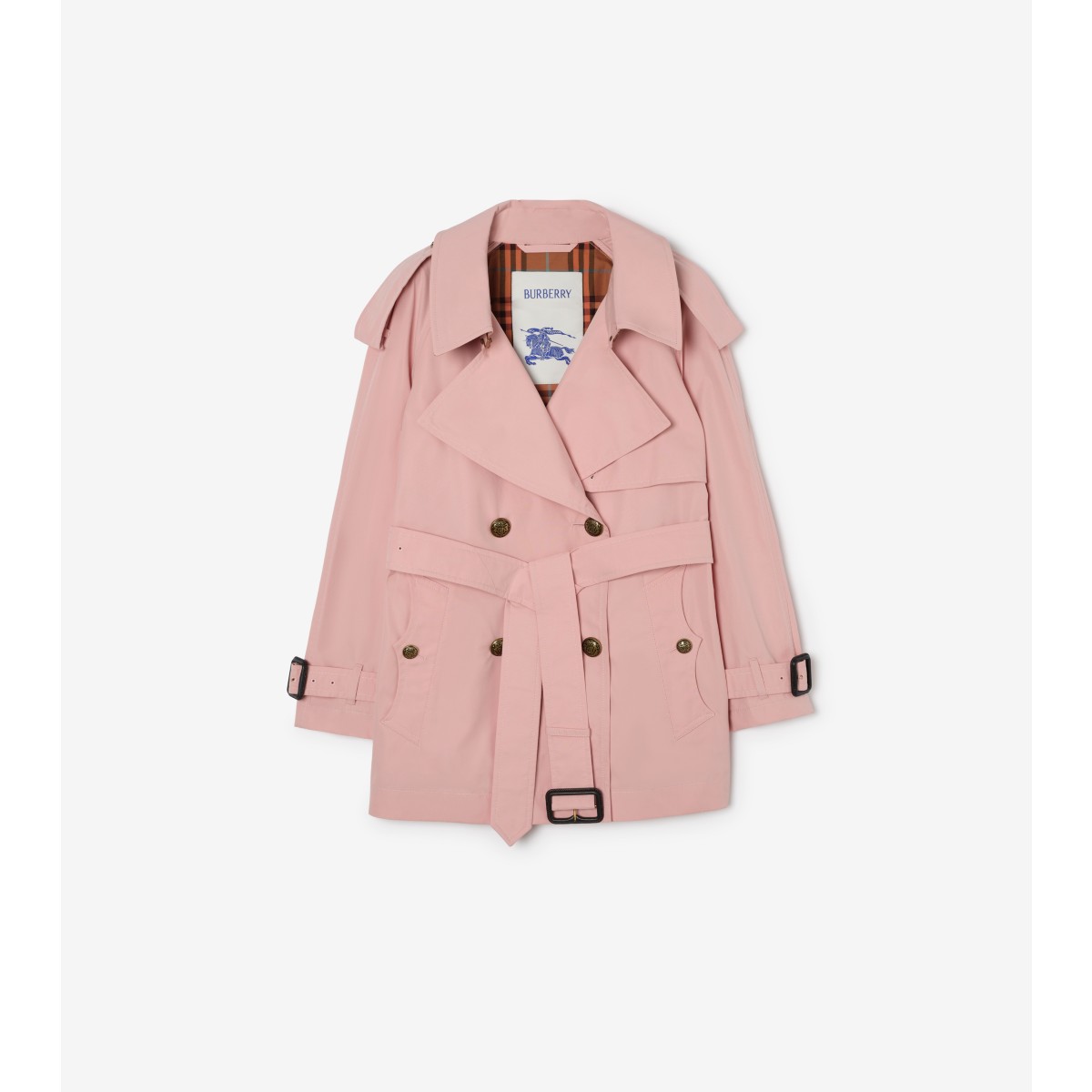  Check Short Lightweight Fitzrovia Trench Coat