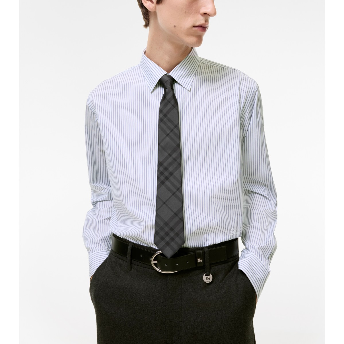  Check Silk Tie