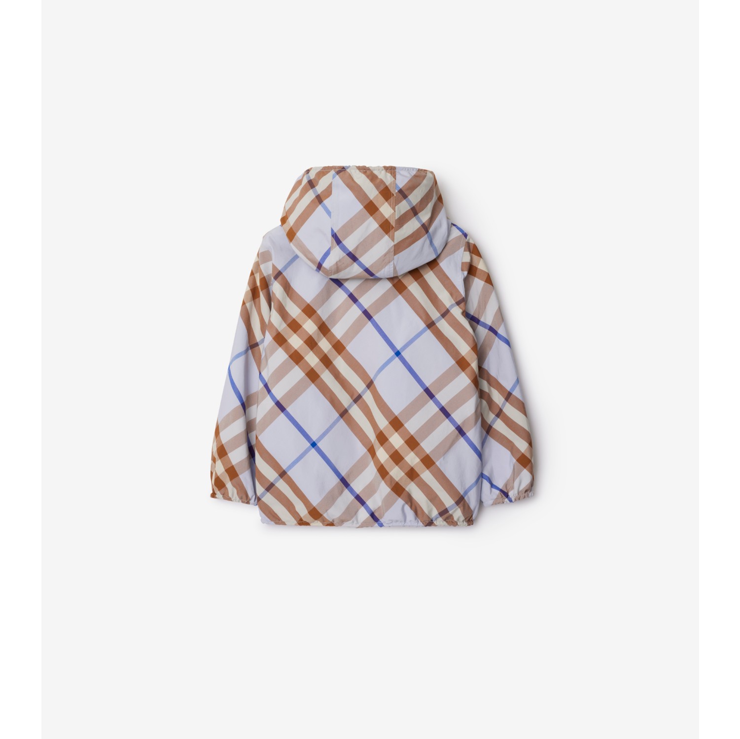 Reversible Check Cotton Blend Jacket