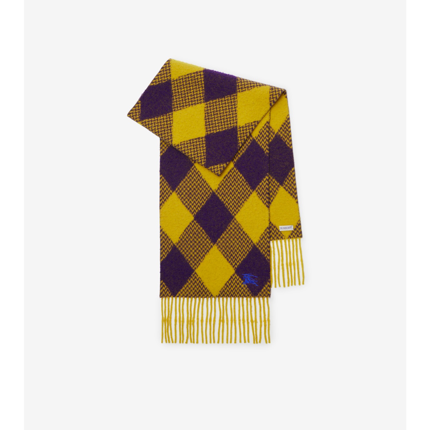 Schal aus Wolle im Argyle-Design