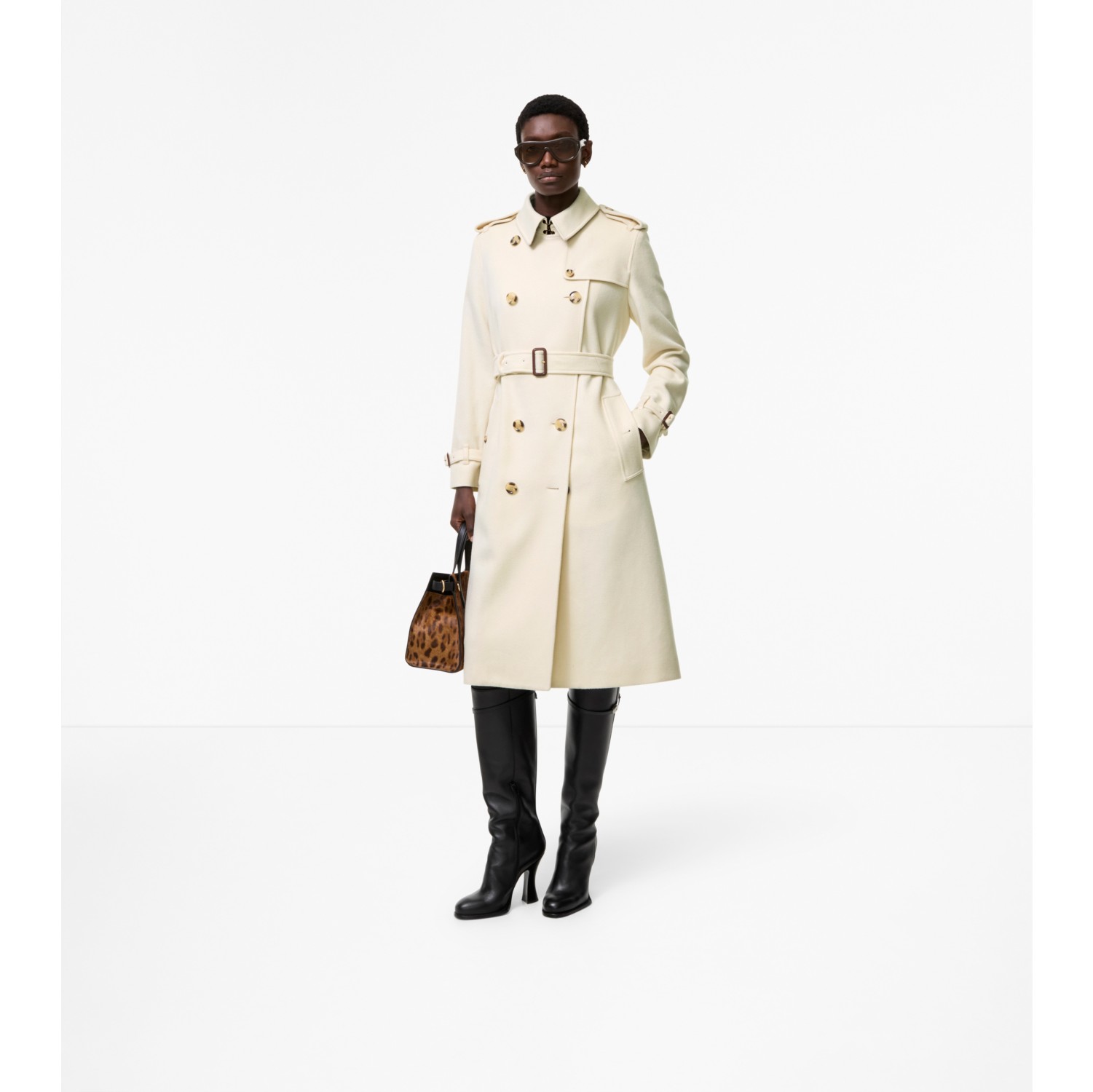 Long Cashmere Kensington Trench Coat