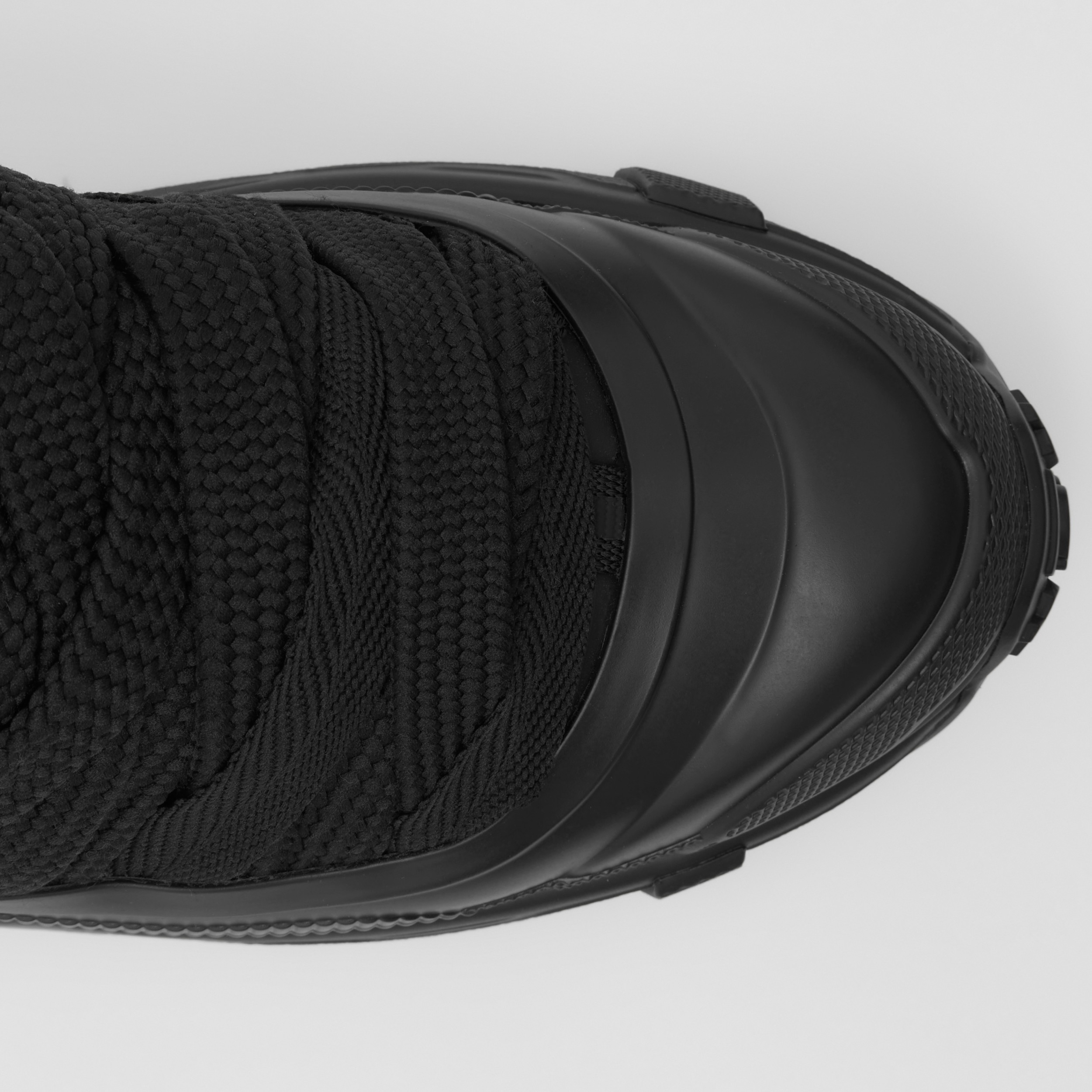 Leather and Nylon Arthur Sneakers in Black | Burberry® Official - 2