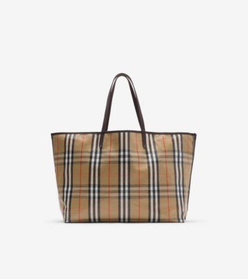 【関税＆送料込み】Burberry Highlands Tote Bags Medium Highlands Tote in Mahogany red - Women | Burberry