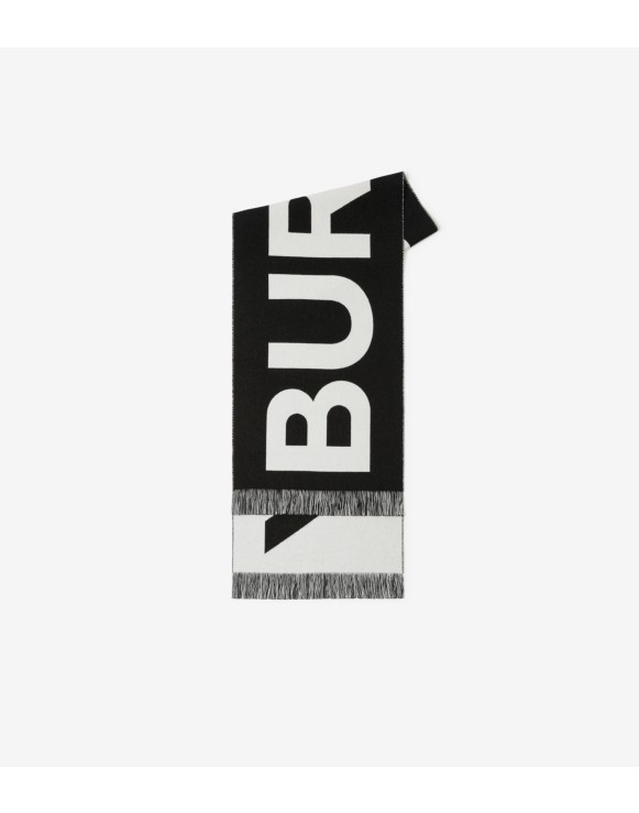 Logo Wool Scarf