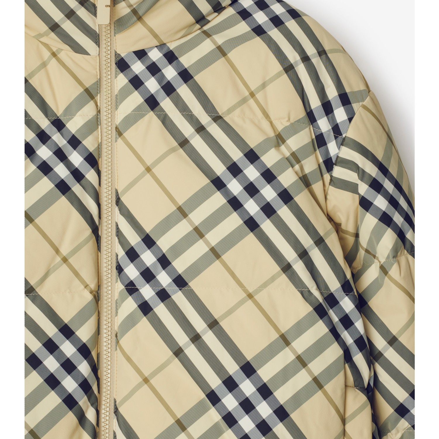 Reversible Check Puffer Jacket