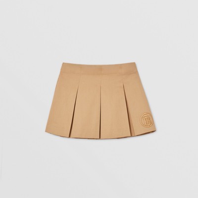 cotton skirt pleated
