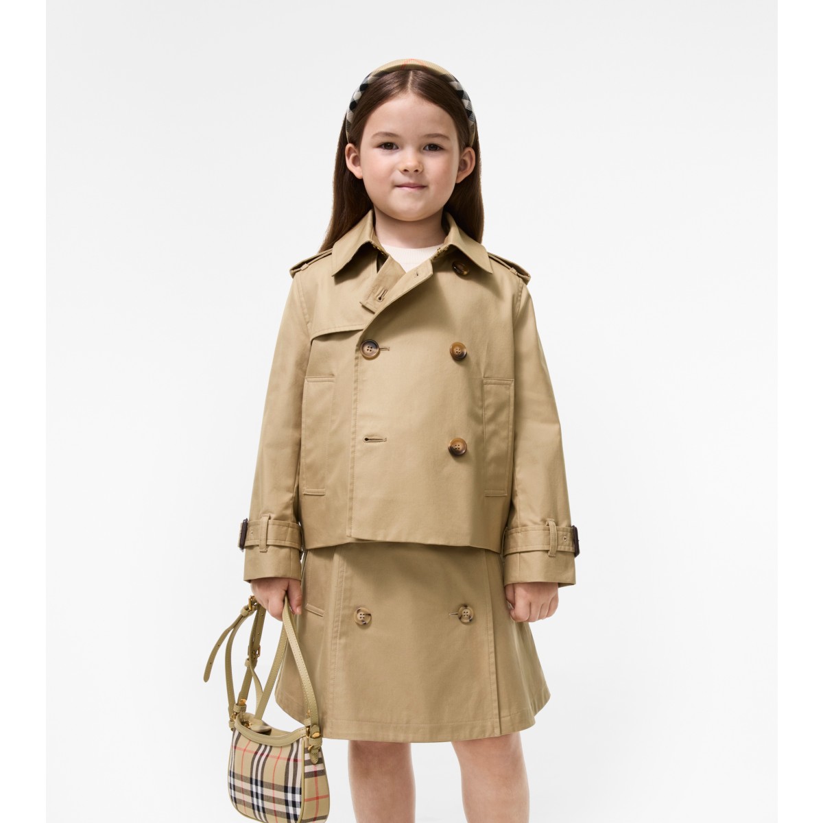  Check Trench Jacket