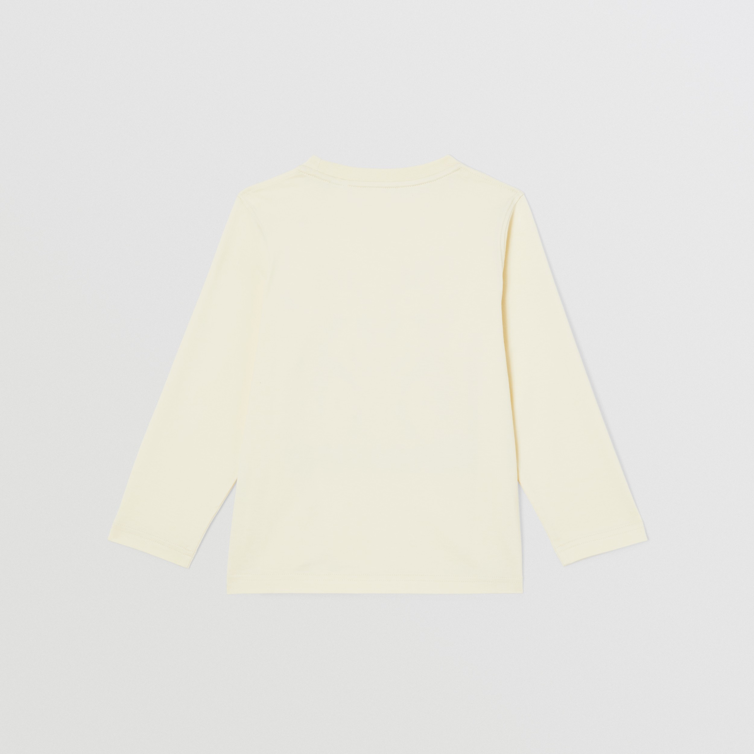 T-shirt en coton à imprimé règne animal (Ivoire Chaud) - Enfant | Site officiel Burberry® - 4