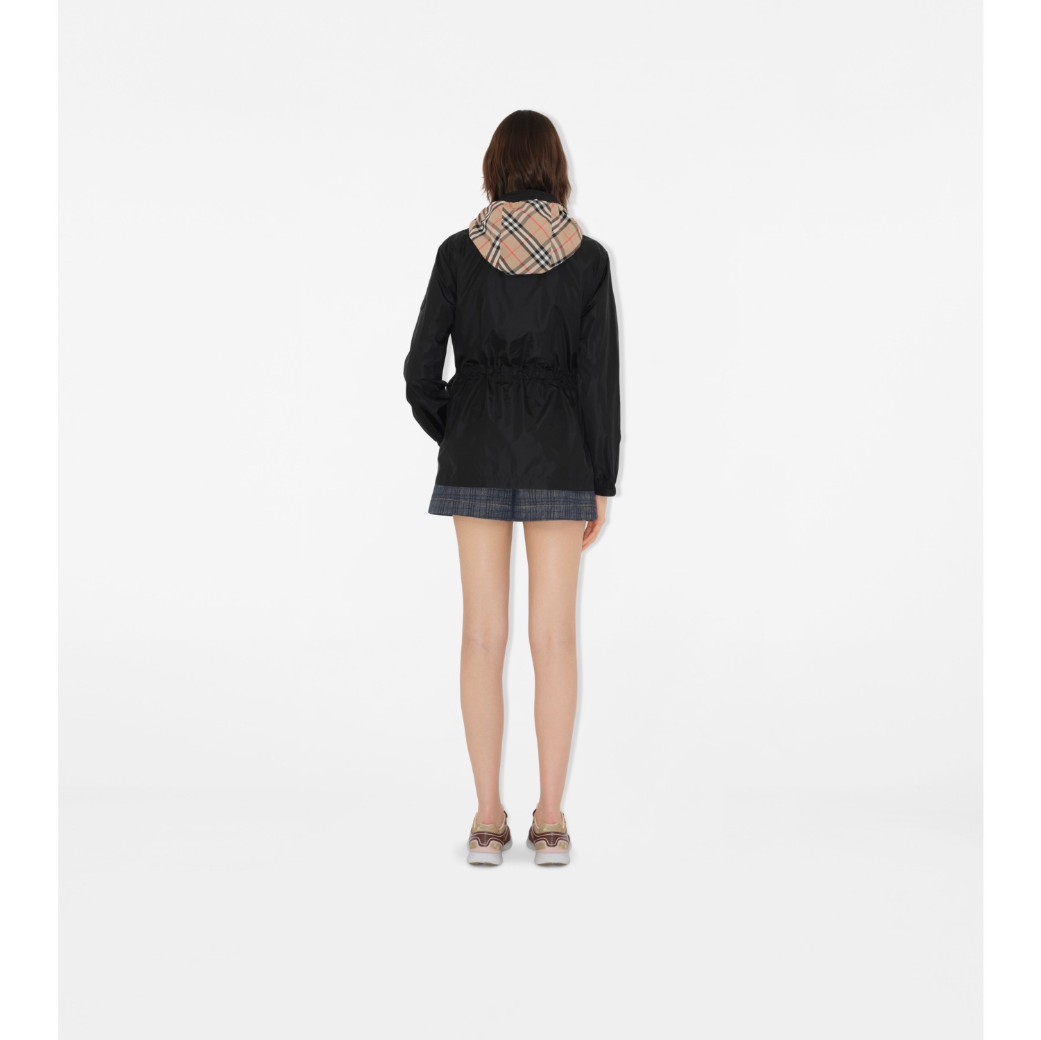 Parka courte en nylon
