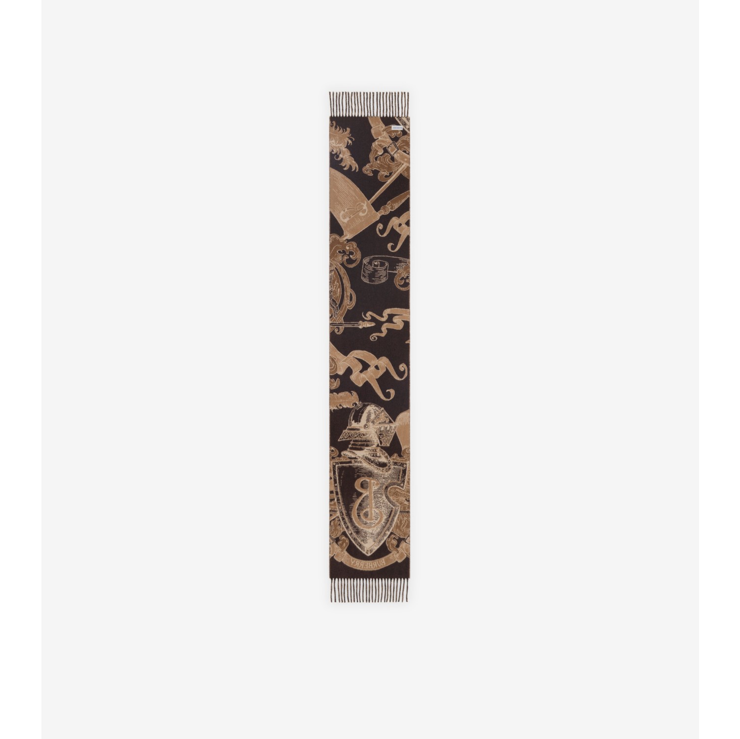 Etched Knight Cashmere Scarf