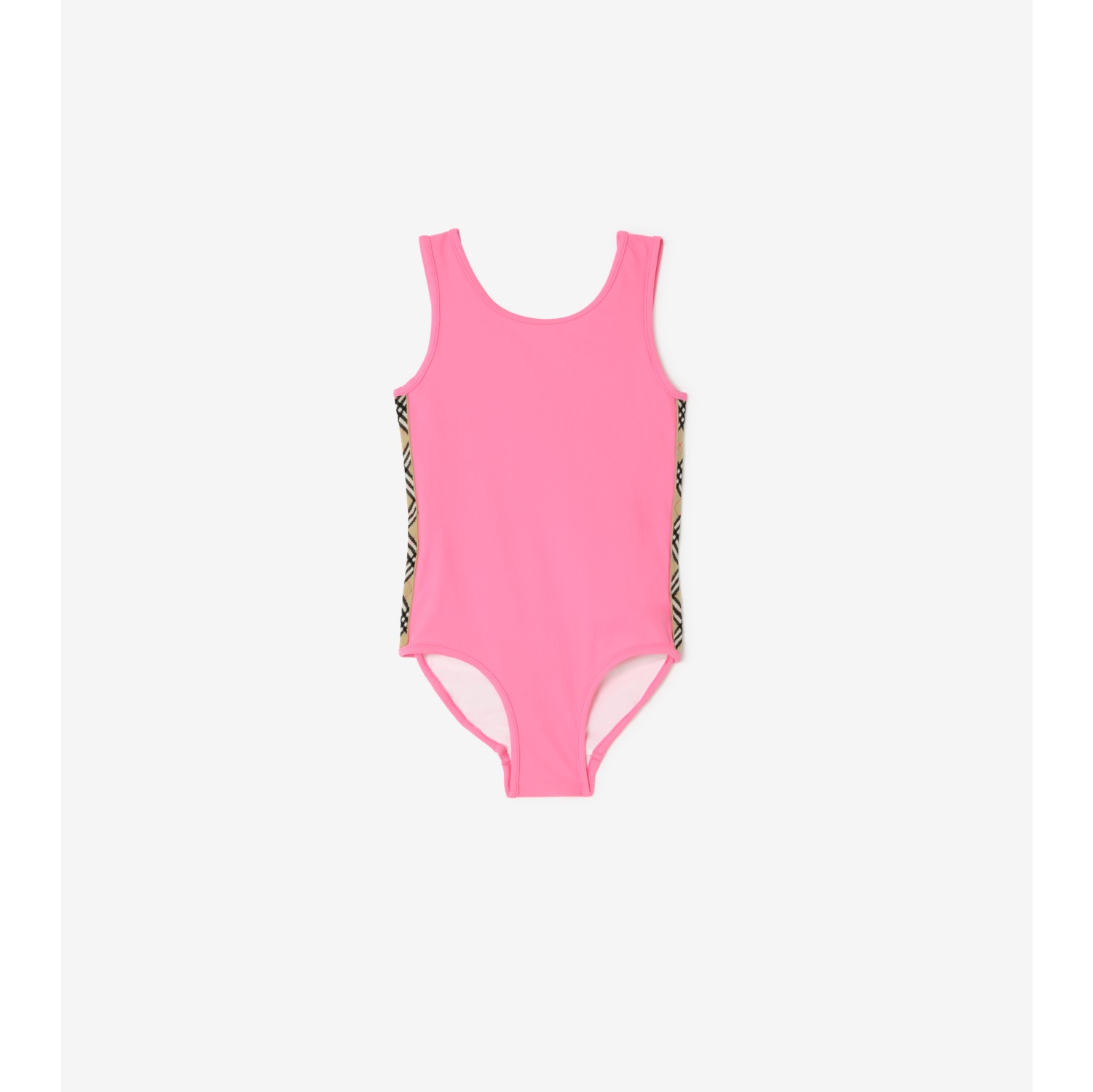 Check Trim Swimsuit
