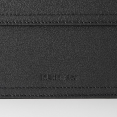 burberry grainy leather wristlet clutch