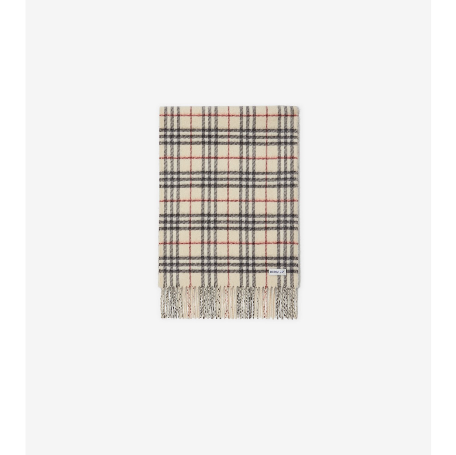 Reversible Check Cashmere Scarf