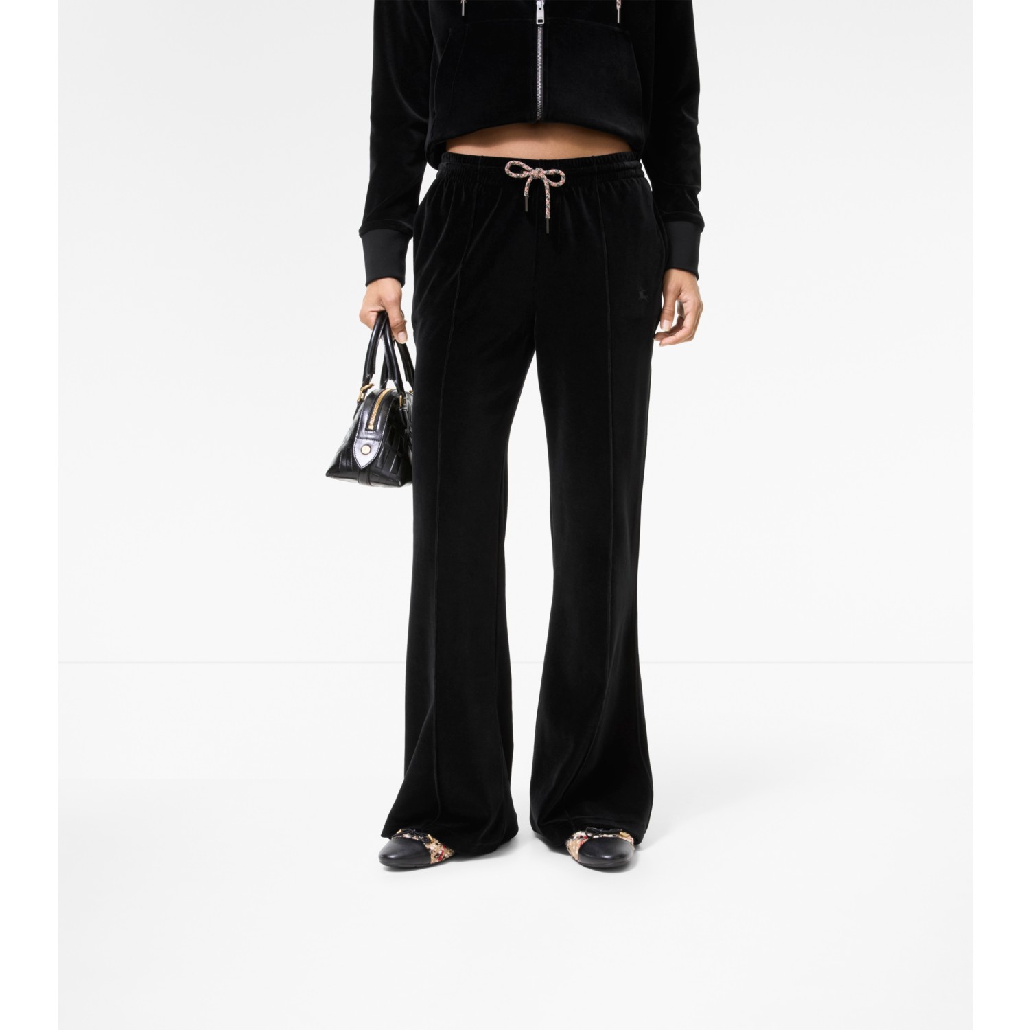 Knight Jewel Velour Track Pants