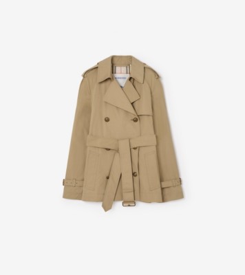 BURBERRY BRIT　ノバチェック　ショートトレンチ　ライトアウター　S B516EAD8-52D1-4B73-8E47-
