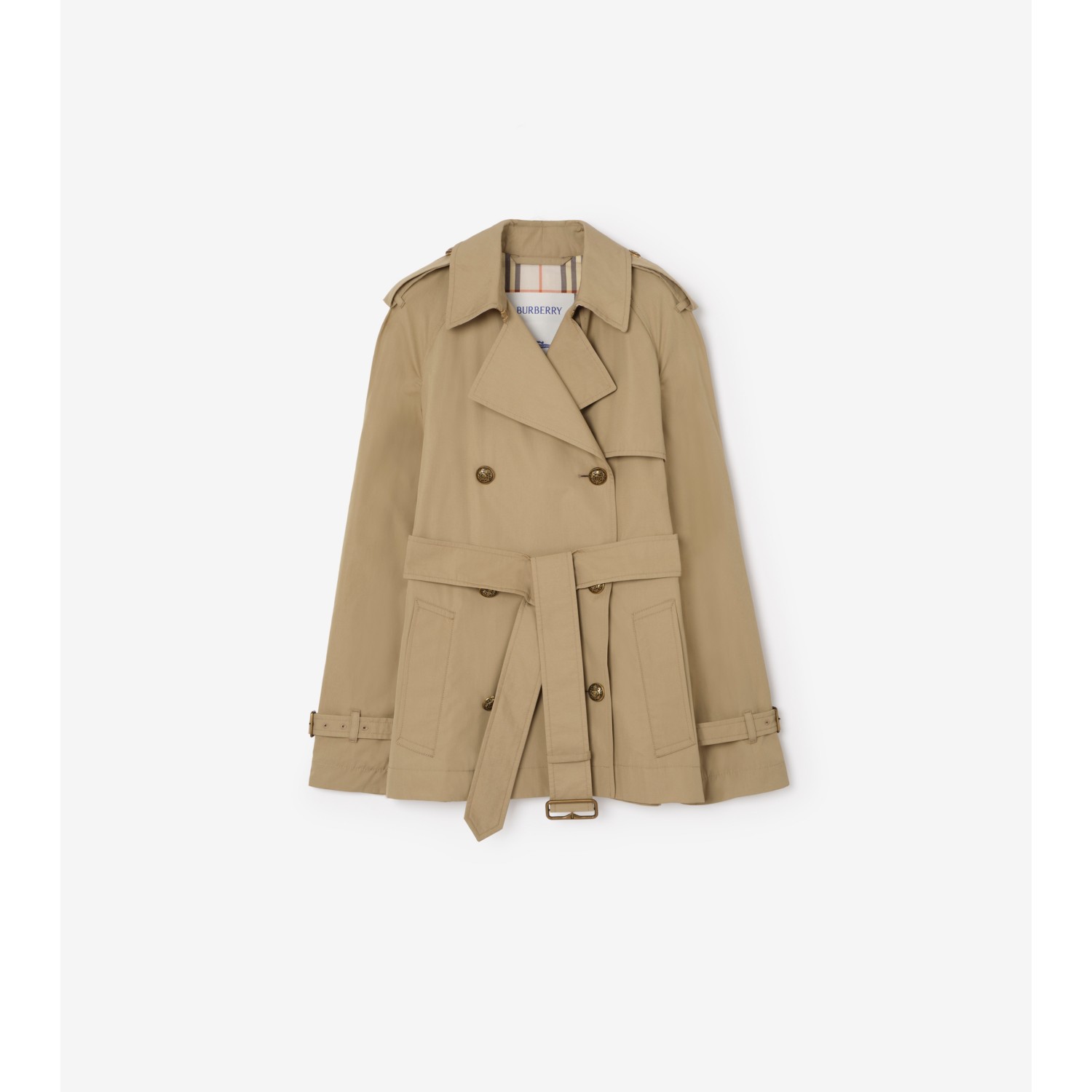 Short Lightweight Cotton Belgravia Trench Coat​