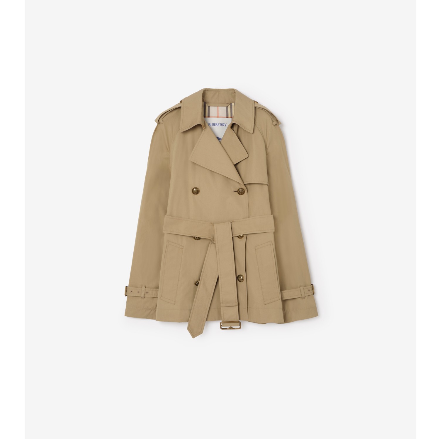 Short Lightweight Cotton Belgravia Trench Coat​