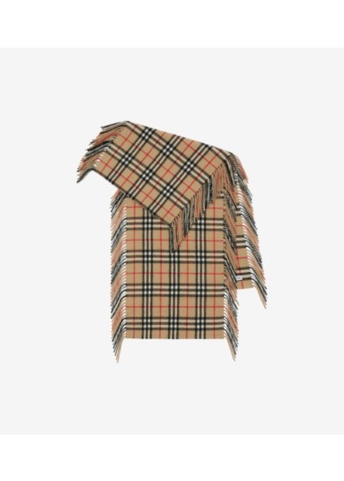 Check Cashmere Happy Scarf