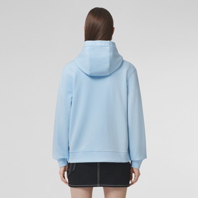 burberry light blue hoodie