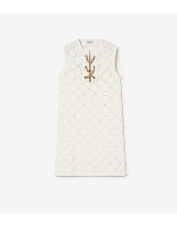 Crochet Cotton Blend Dress