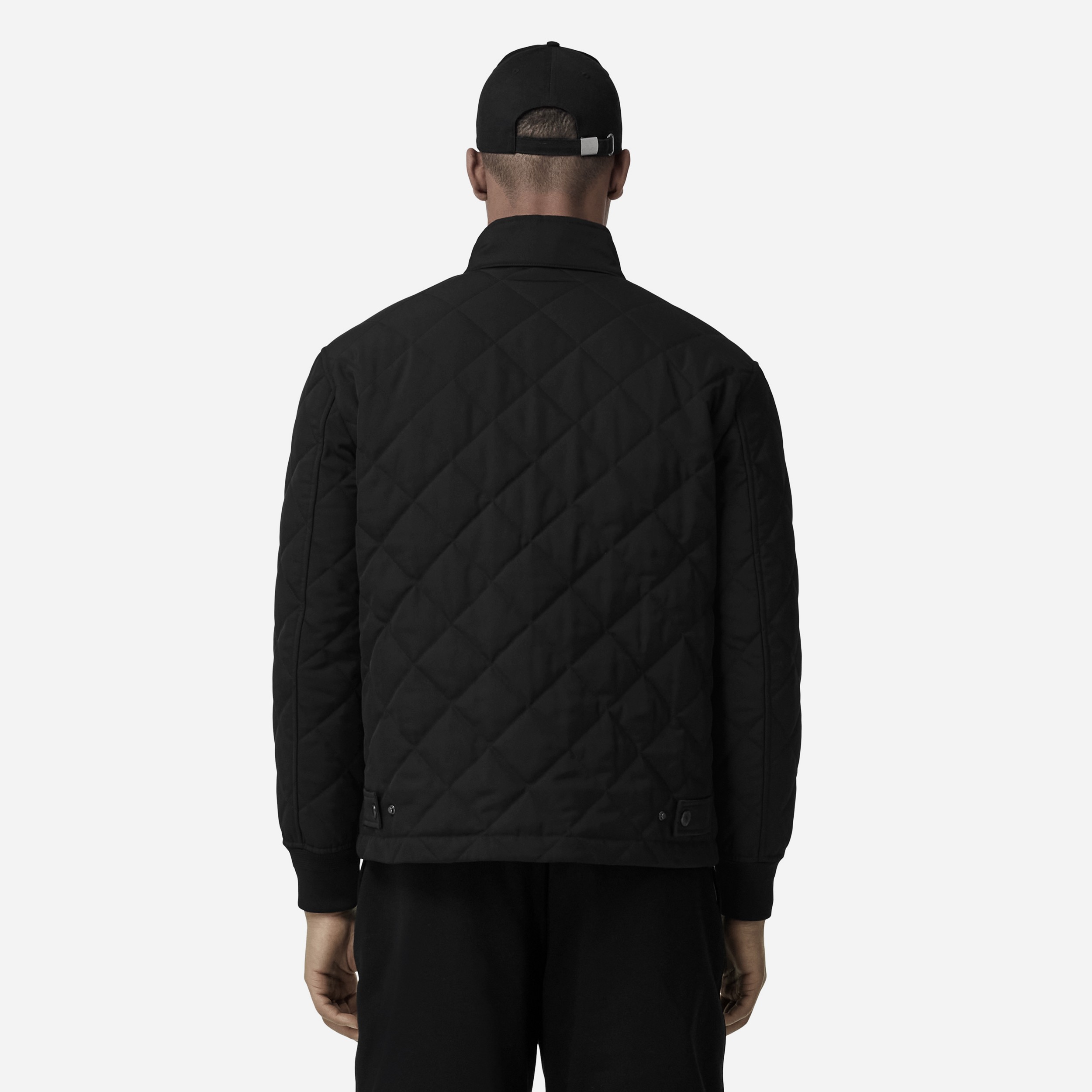 Diamond Quilted Thermoregulated Jacket in Black | Burberry® Official - 3