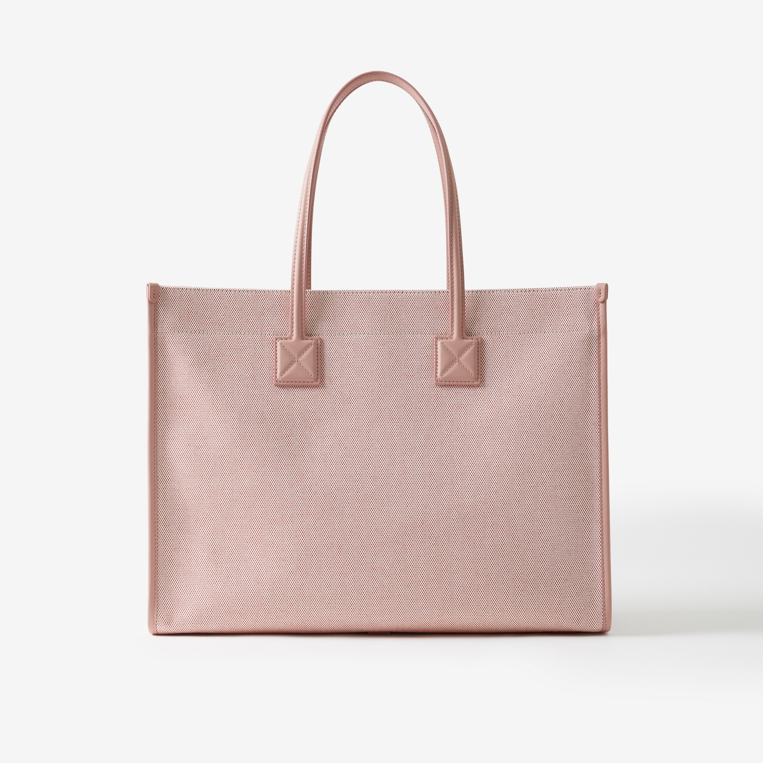 Medium Freya Tote in Bright Red/dusky Pink - Women | Burberry® Official - 4