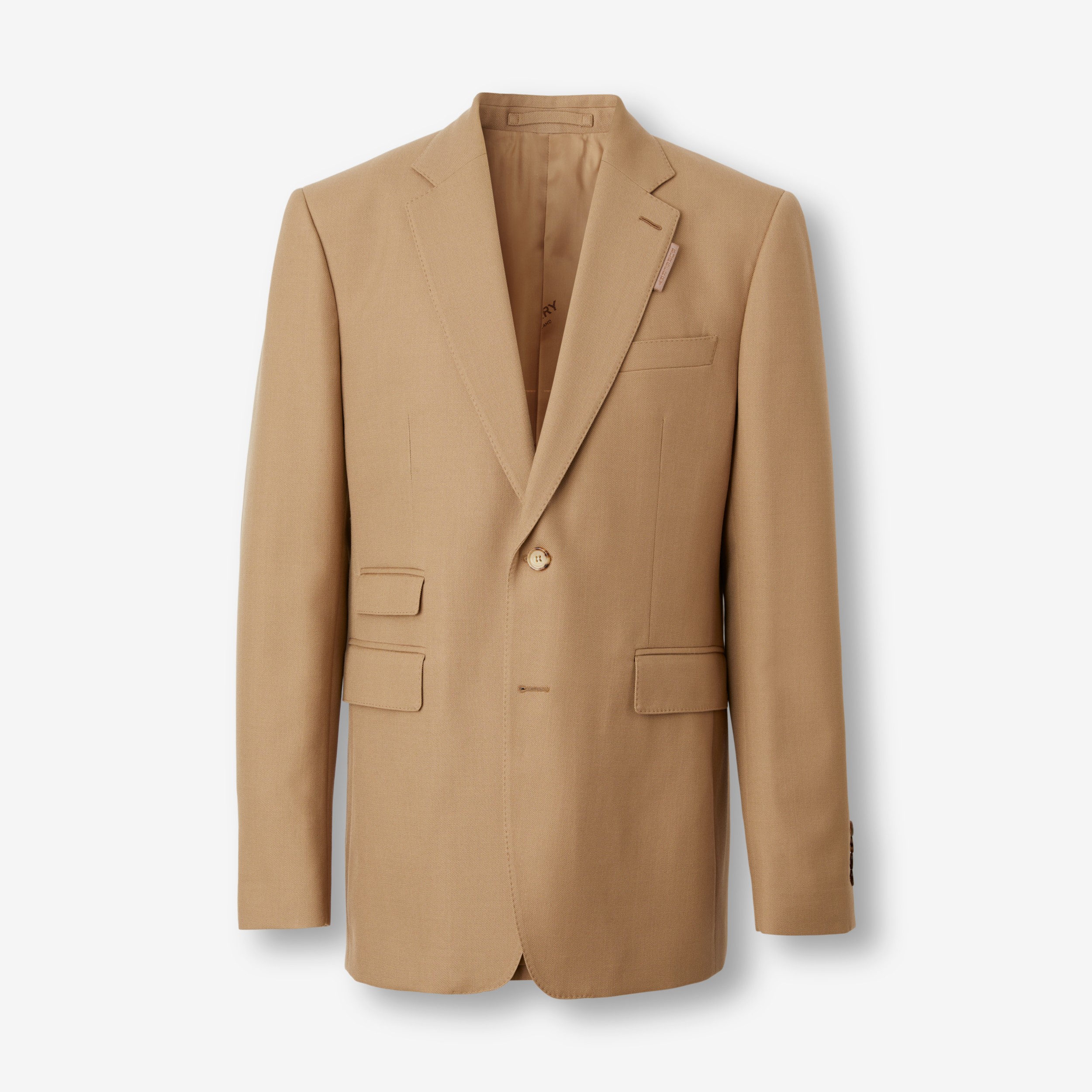 Classic Fit Wool Mohair Tailored Jacket in Camel - Men | Burberry® Official