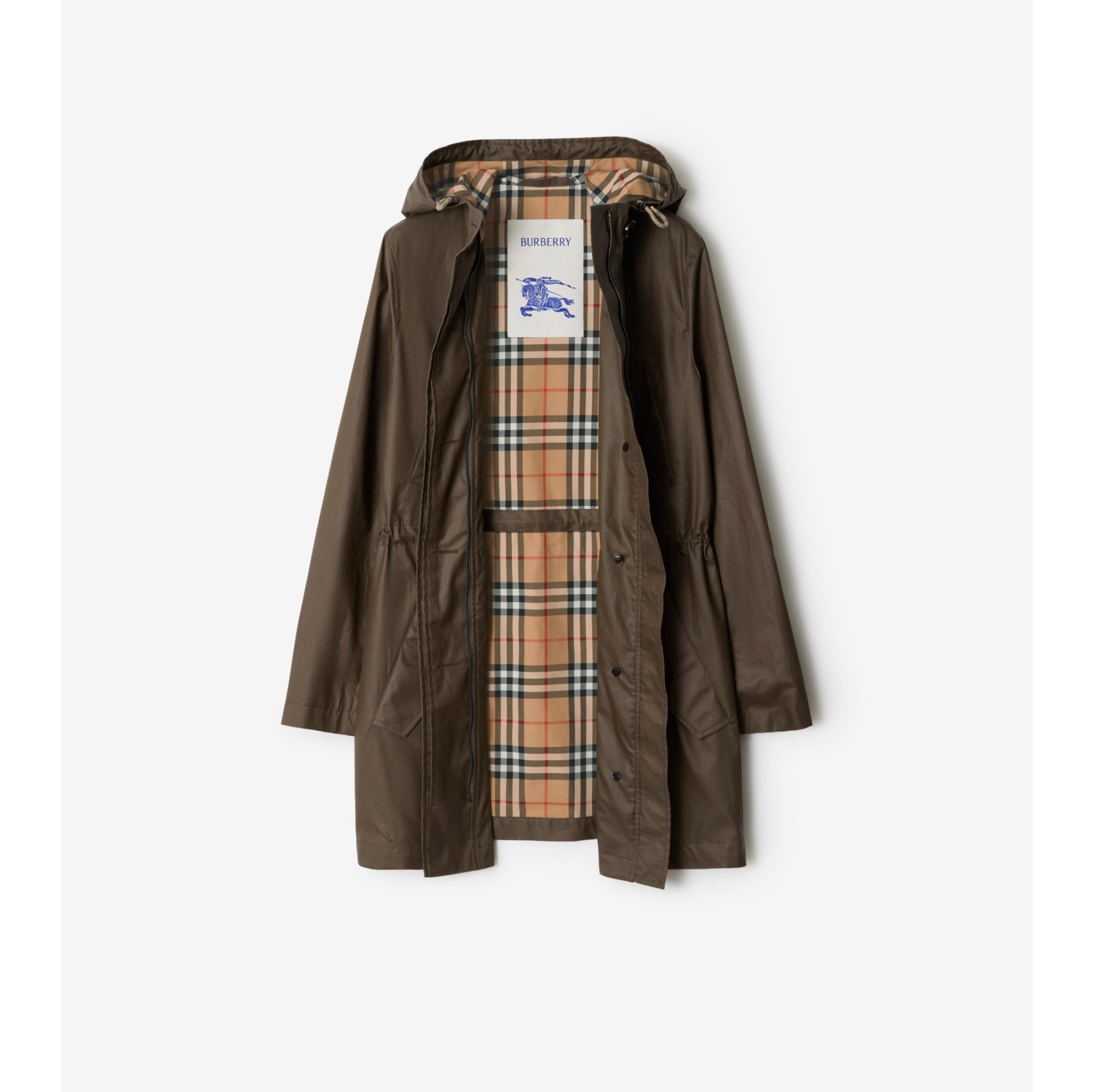 Coated Gabardine Parka