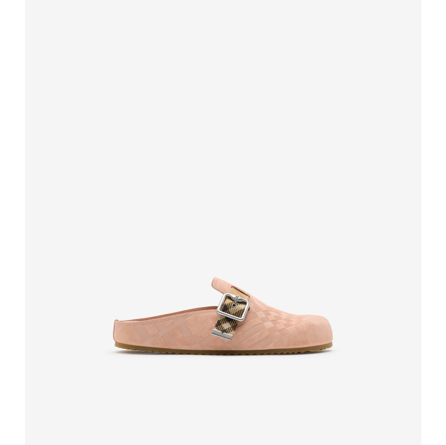 Check Suede Urchin Clogs